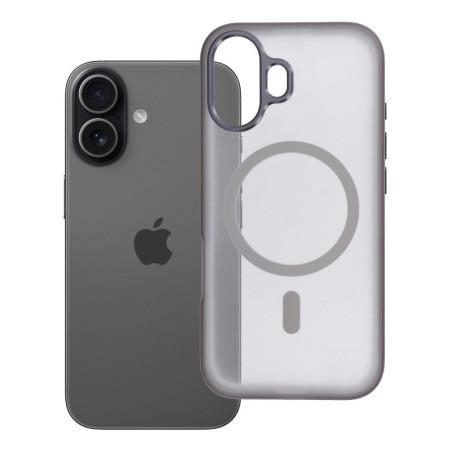 Case for iPhone 17 Flexline Mag Cover compatible with MagSafe gray