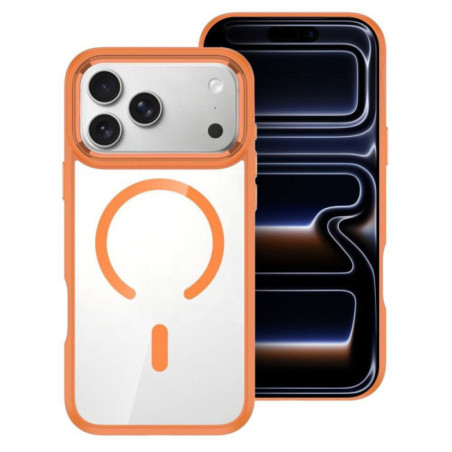 ROAR case MAG BUMPER compatible with MagSafe for IPHONE 15 Pro orange