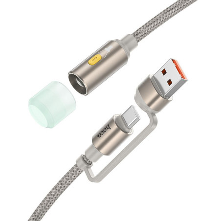 Cable USB A / USB C to LED light Hoco 0