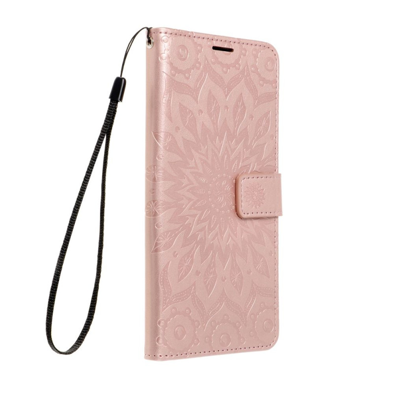 MEZZO Book case for IPHONE 16e (SE 4 2025) mandala rose gold