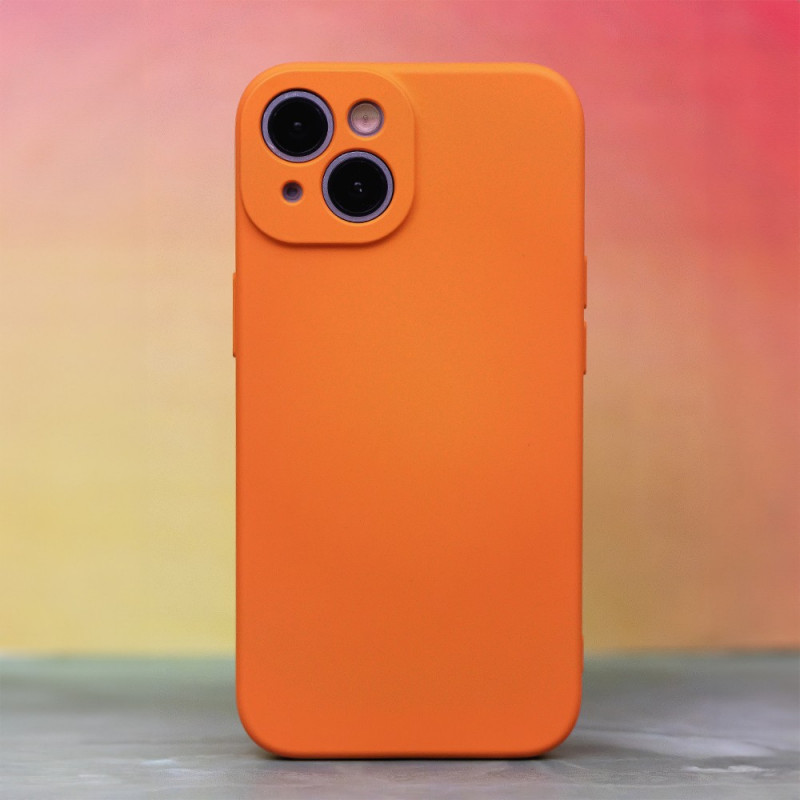 SILIKON-CASE orange für Samsung Galaxy A35 5G