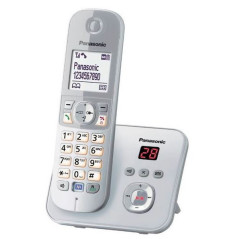 PANASONIC KX-TG6823GS perlsilber - 3er-Set Schnurlostelefon mit Anrufbeantworter