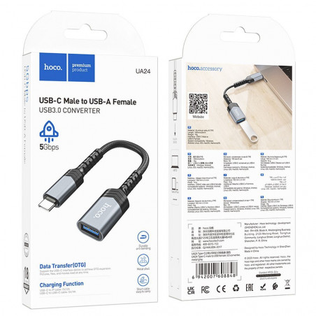 HOCO OTG-Adapter USB-C male auf USB-A female