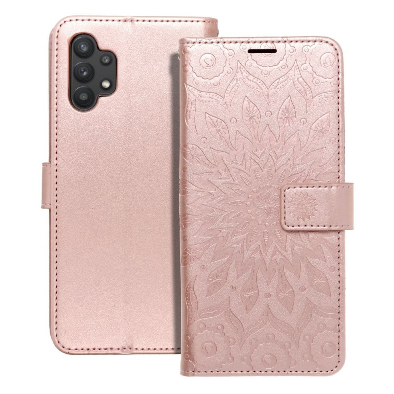MEZZO Book case for SAMSUNG A32 5G mandala rose gold MEZZO Book case for SAMSUNG A32 5G mandala rose gold