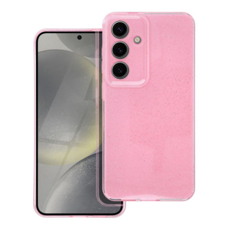 Case for Samsung S24 Clear Case 2 mm Blink pink