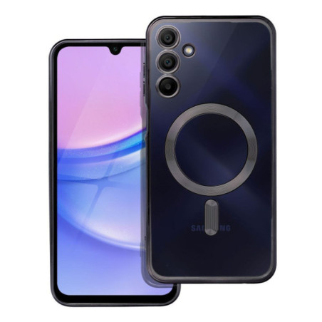 Case for Samsung A15 Electro Mag Cover compatible with MagSafe black