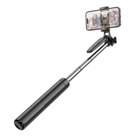 Selfie stick Hoco tripod with wireless remote control K19 black