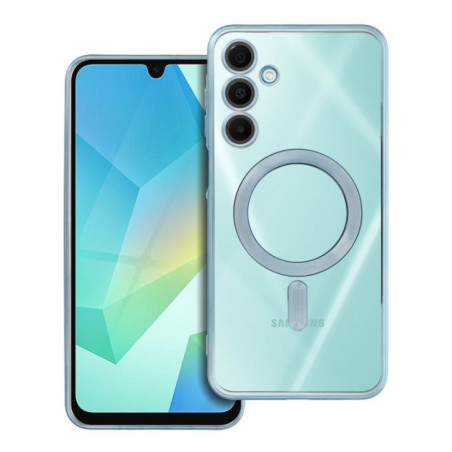 Case for Samsung A16 5G / A16 4G Electro Mag Cover compatible with MagSafe blue