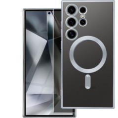 Case for Samsung A17 Electro Mag Cover compatible with MagSafe silver