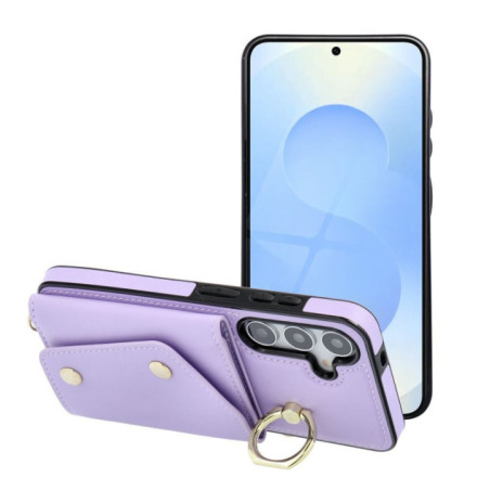 Case for Samsung A35 5G Wonder with wallet lilac
