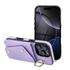 Case for iPhone 16 Wonder with wallet lilac