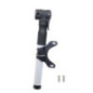 Mini pump with mounting bracket for bike / scooter FSPMP-387 black silver
