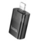 Adapter OTG Lightning to USB A Hoco UA36 black transparent Adapter OTG Lightning to USB A Hoco UA36 black transparent