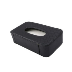 Tissue box with strap black