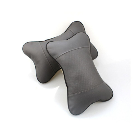 Car headrest pillow grey