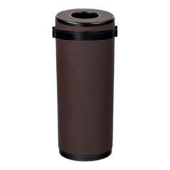 Tube-shaped tissue dispenser brown
