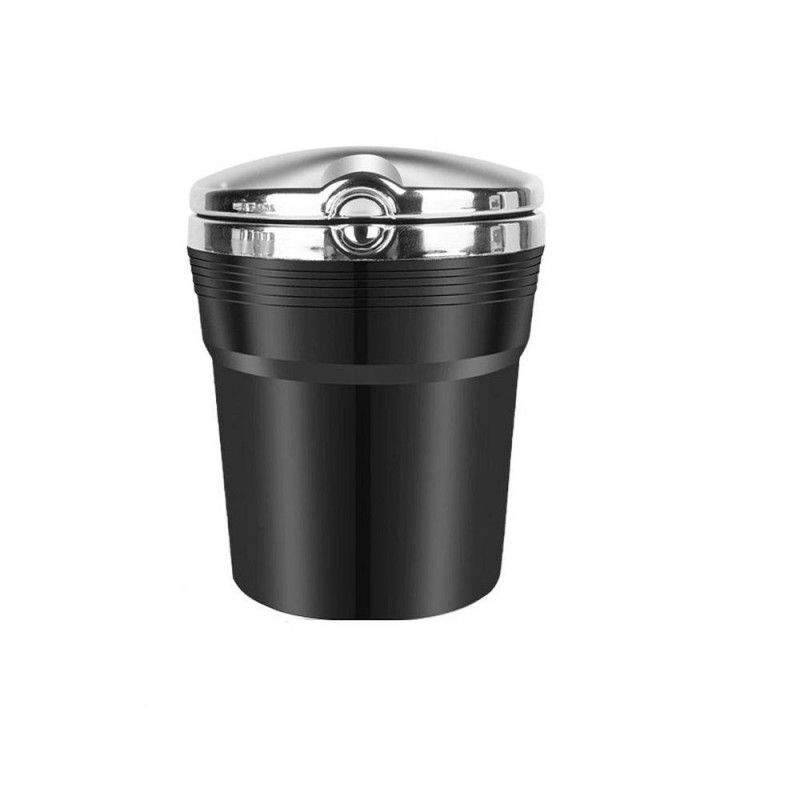 Car ashtray CHROM black
