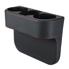 Cup holder between seats black