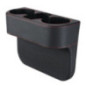 Cup holder between seats black