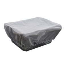 Bicycle rear basket cover FSBSC-114-1 silver