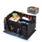 Foldable car boot storage container (Oxford material) black