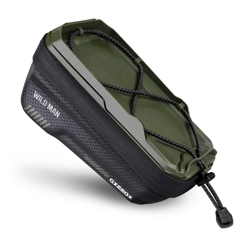 WILDMAN traveling bag for bike frame with zipper 1L ( 4"- 7") GX220X green WILDMAN traveling bag for bike frame with zipper 1L ( 4"- 7") GX220X green