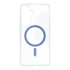 Case for Samsung S26 PLUS Drop Glue Colorful Ring Mag Cover compatible with MagSafe light blue