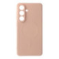 SILICONE MAG COVER case compatible with MagSafe for SAMSUNG S26 Plus pink