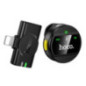Wireless microphone Lightning Hoco L21 black Wireless microphone Lightning Hoco L21 black