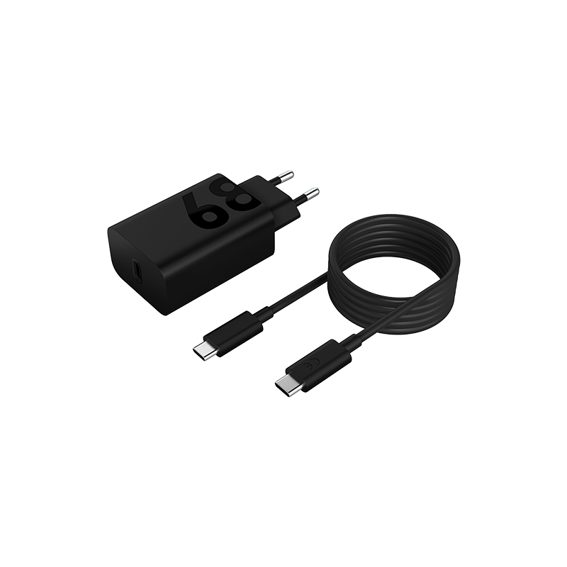 Lenovo 68W USB-C Adapter with Cable - Black