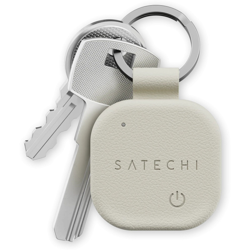 Locator compatible with Apple Find My Satechi Keychain shape Vegan Leather ST-LKCFW sand Locator compatible with Apple Find My Satechi Keychain shape Vegan Leather ST-LKCFW sand