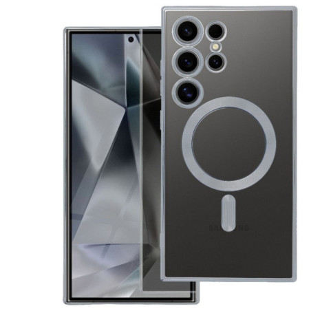 ELECTRO MAG COVER case compatible with MagSafe for SAMSUNG A27 silver