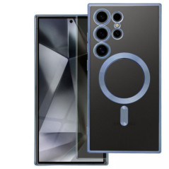 ELECTRO MAG COVER case compatible with MagSafe for SAMSUNG A27 titanium blue