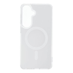 Case for Samsung S26 PLUS Clear Fusion Mag Cover compatible with MagSafe white