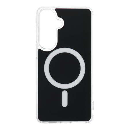 Case for Samsung S26 PLUS Clear Fusion Mag Cover compatible with MagSafe black