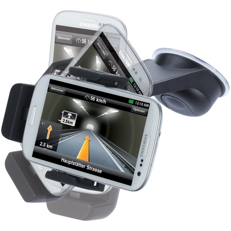 iGrip T5-30500 Universal Micro USB Halterung+Dock für alle Smartphones mit Micro-USB Anschluss unten (Breite 48-81 mm)