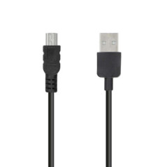 Datenkabel USB / miniUSB 100cm schwarz