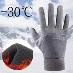 Touchscreen-Handschuhe gefüttert grau / Season 2024