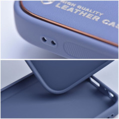 BACK-CASE LEATHER blue für SAMSUNG Galaxy A35 5G