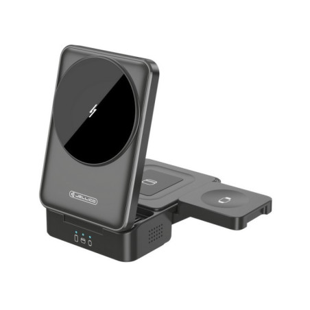 JELLICO wireless charger 3in1 FOLDABLE MagSafe-compatible 15W
