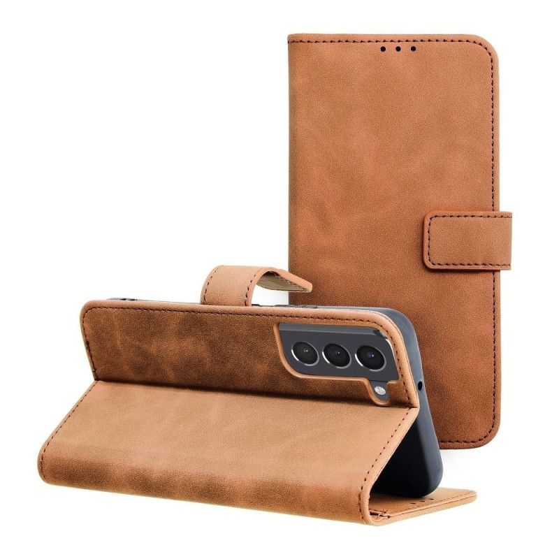 Flip case for Samsung A13 4G Tender Book brown