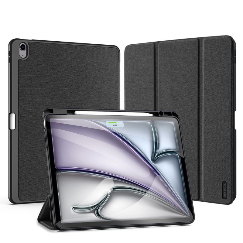 DUX DUCIS case DOMO foldable with pencil storage for iPad Air 13 (2024) black DUX DUCIS case DOMO foldable with pencil storage for iPad Air 13 (2024) black