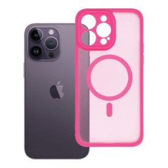 Case for iPhone 14 PRO MAX Full Matte Mag Cover compatible with MagSafe pink