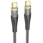 Cable USB C to USB C Hoco 3A 60W 1,2 m U121 black Cable USB C to USB C Hoco 3A 60W 1,2 m U121 black