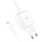 Phone charger Hoco USB A 2A 10W + cable USB A to Lightning N2 white