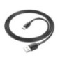 Cable USB A to USB C Hoco PD 2,4A 27W 1 m X96 black Cable USB A to USB C Hoco PD 2,4A 27W 1 m X96 black
