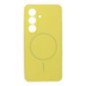 Case for Samsung S26 Silicone 2mm (camera protection) compatible with MagSafe yellow Case for Samsung S26 Silicone 2mm (camera protection) compatible with MagSafe yellow