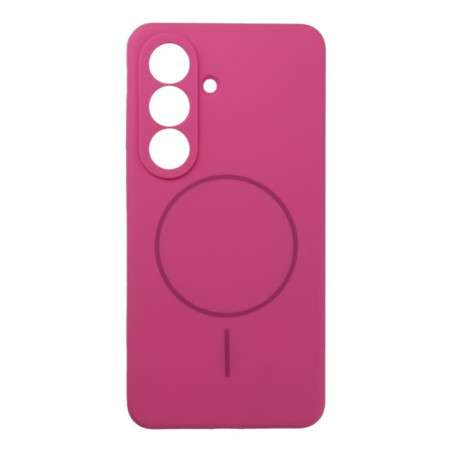 Case SILICONE 2mm for SAMSUNG S26 compatible with MagSafe pink