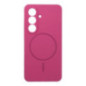Case for Samsung S26 Silicone 2mm (camera protection) compatible with MagSafe pink