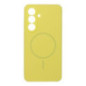 Case for Samsung S26 PLUS Silicone 2mm (camera protection) compatible with MagSafe yellow
